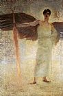 Famous Angel Paintings - Angel with the Flaming Sword